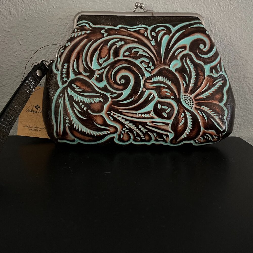 Patricia Nash tooled leather purse